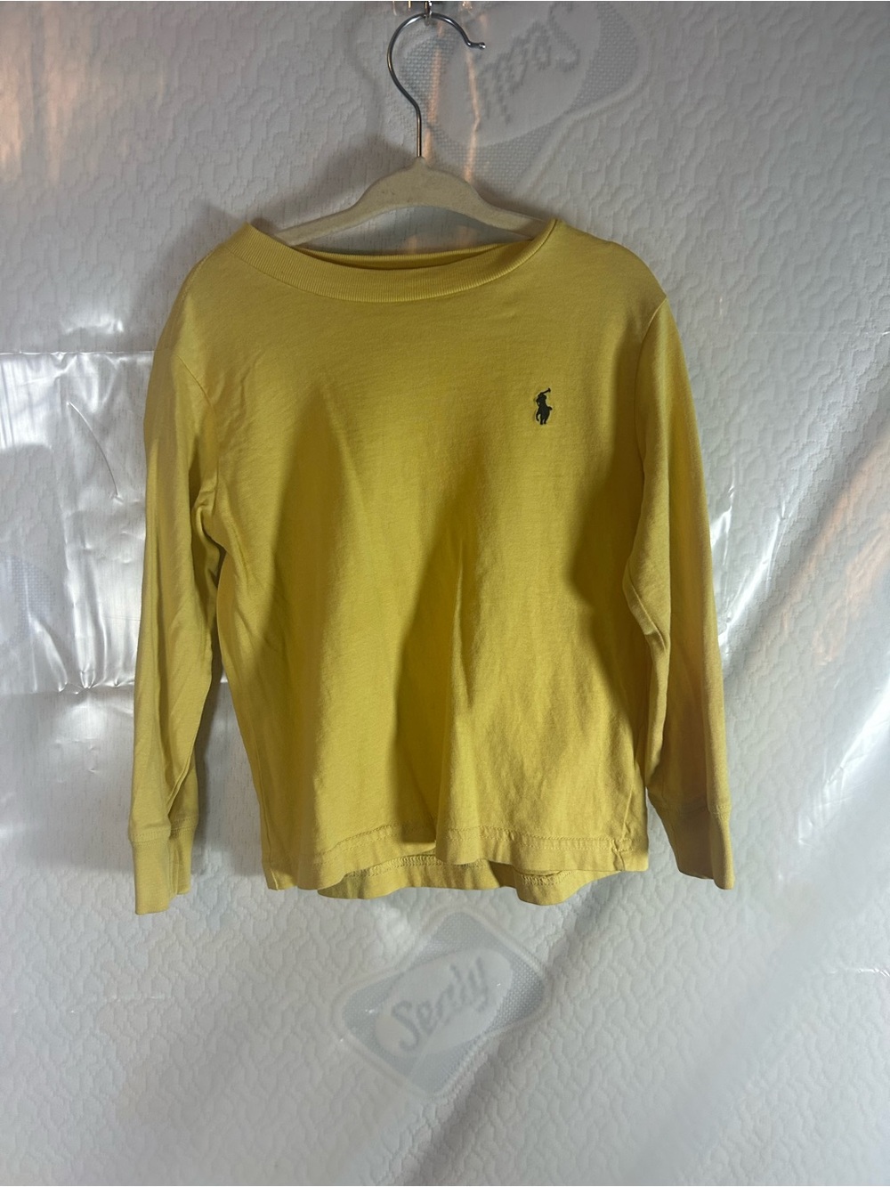 Polo by Ralph Lauren Lemon Yellow Long-Sleeve Crew Tee